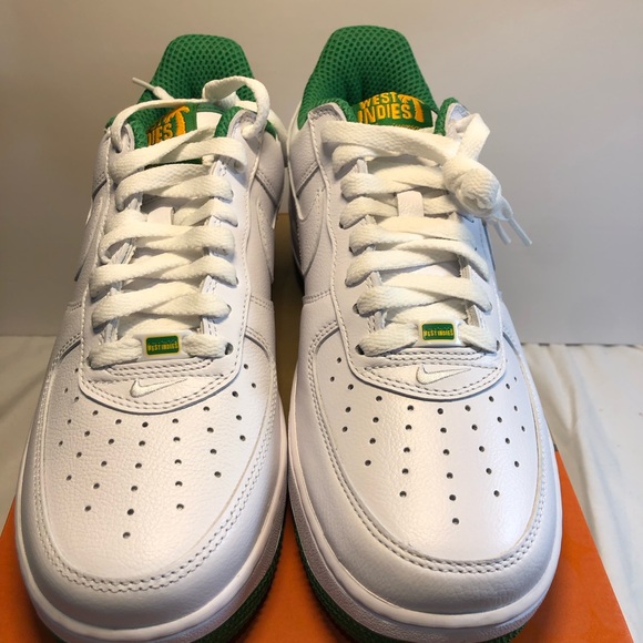 Size 9.5- Nike Air Force 1 Low West Indies 2022 New With OG Box Womens 11 Green - Picture 5 of 14